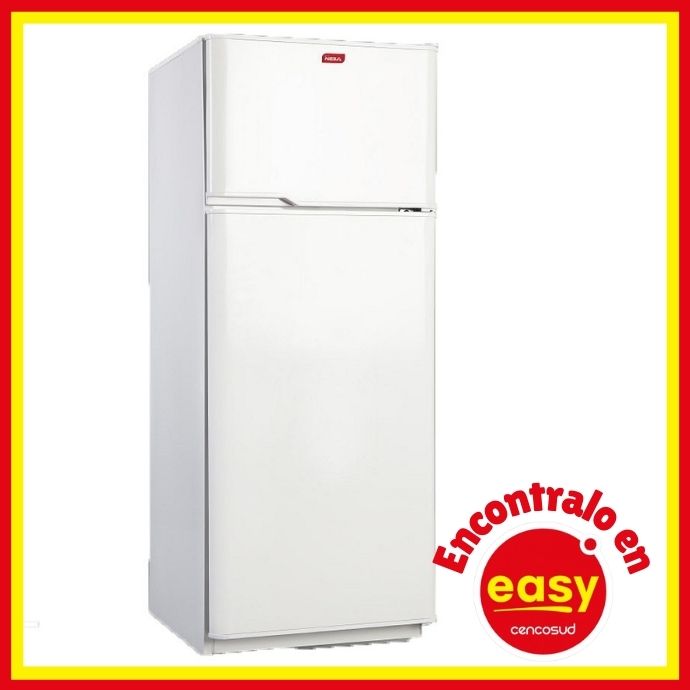 descuentos heladera con freezer en easy marca nueva neba modelo a280 de 260 litros color blanco