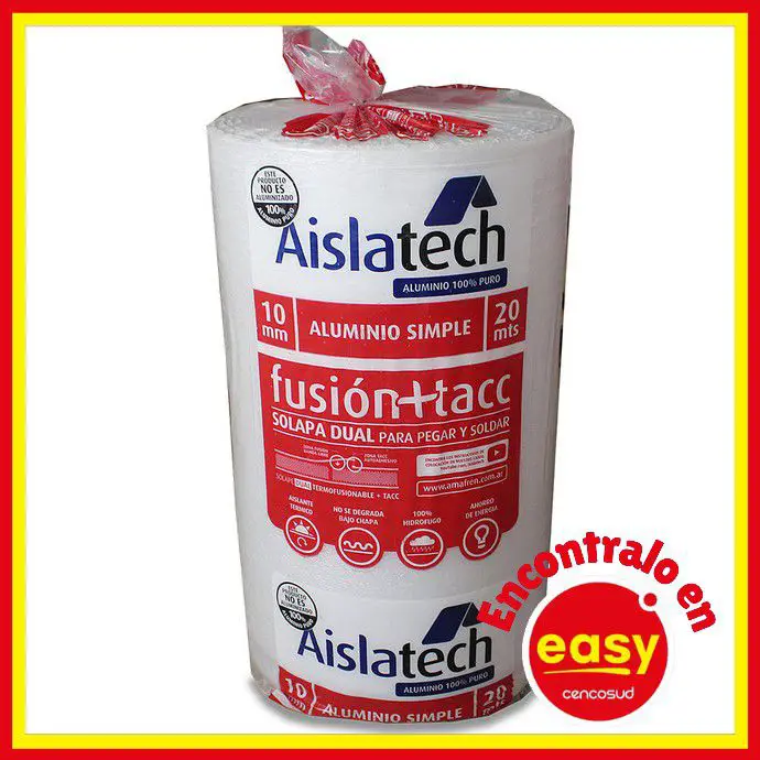 easy aislatech fusion aluminio simple 10 mm x 10 m precio rebajas comprar
