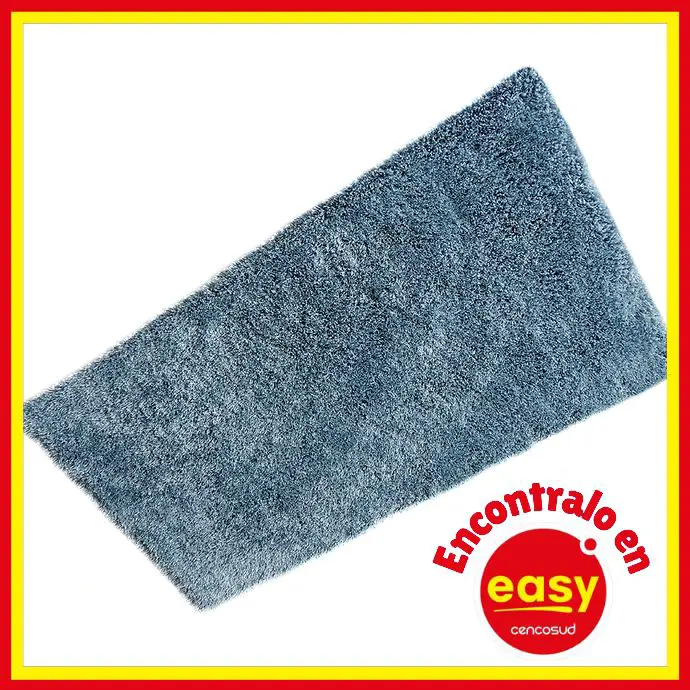 easy alfombra 60x110 centimetros shaggy serene azul promociones comprar precio