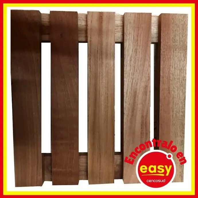 ofertas easy baldosa deck de madera 30x30 centimetros