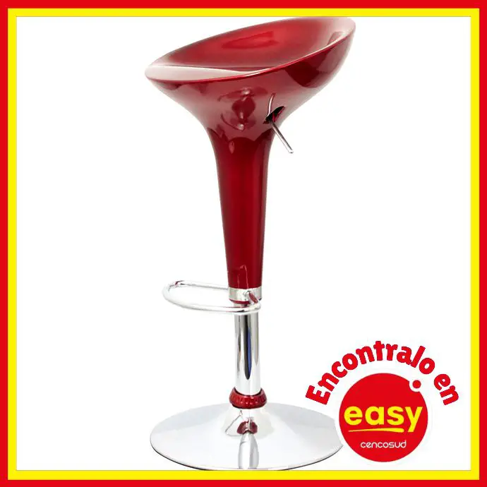 easy banqueta bar verona 44x39x88 rojo promociones comprar precio