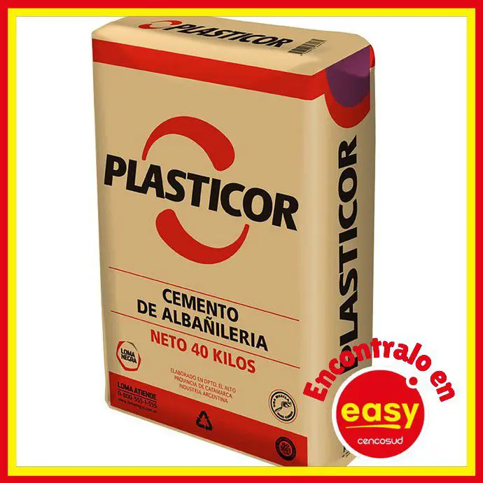 easy cemento albanil plasticor 40 kilogramos precio promociones comprar