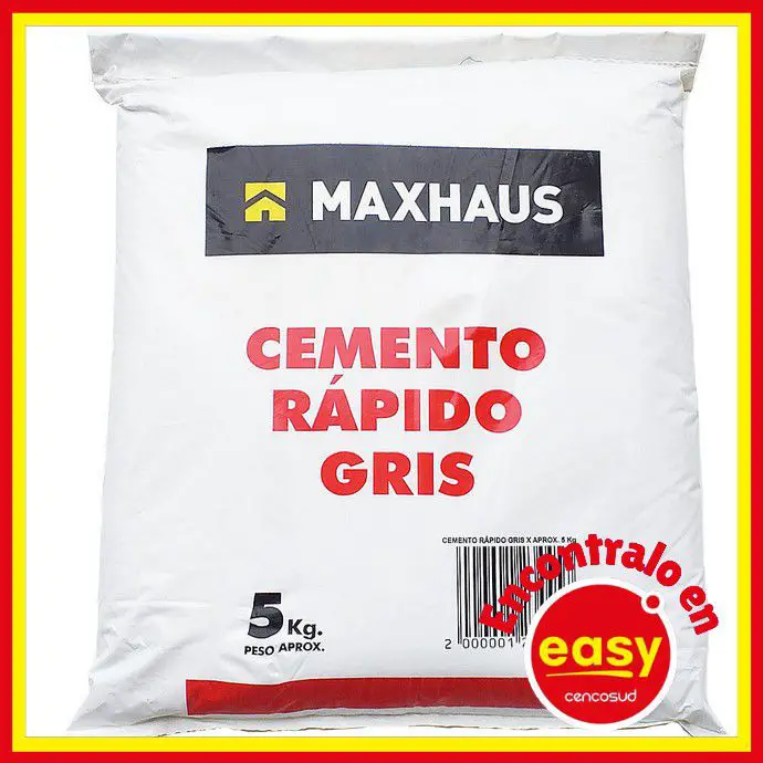 easy cemento rapido gris x5 kilogramos maxhaus precio descuentos comprar