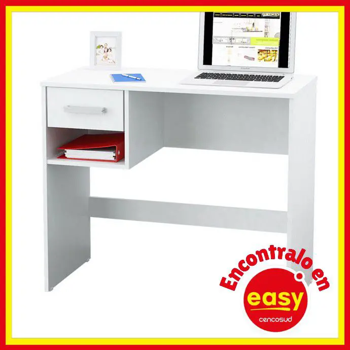 easy escritorio roma 90x44x76 centimetros blanco precio descuento comprar