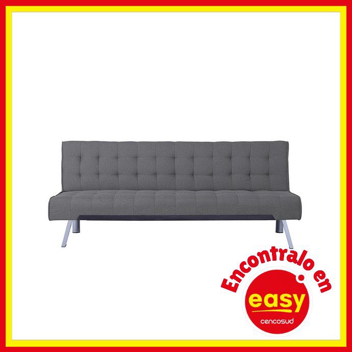 easy futon amb 180x80x77 gris precio rebaja comprar