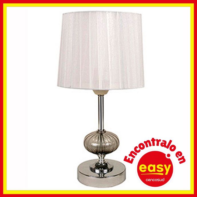 easy lampara mesa turquia vidrio 1l e27 38 centimetros descuentos comprar precio