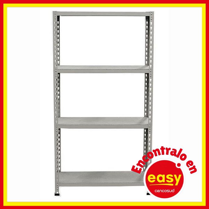 easy mega rack 4 estantes 150 metros gris promociones comprar precio