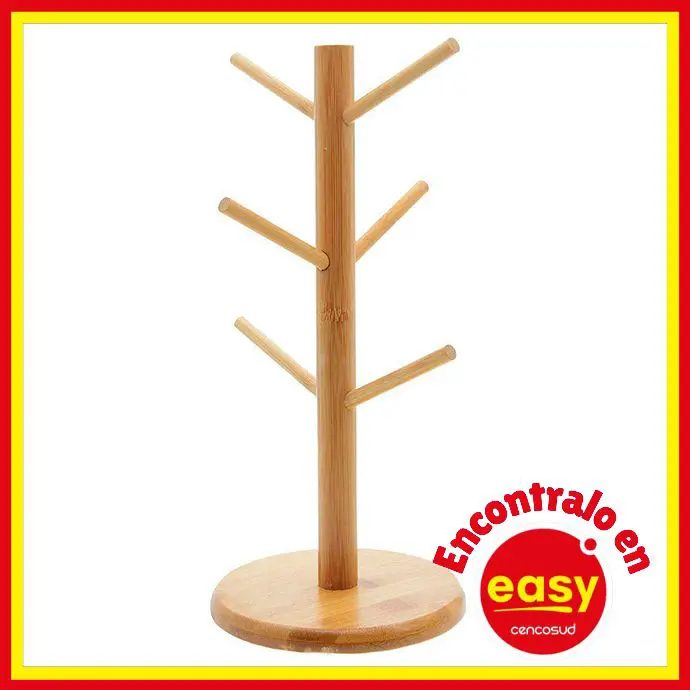 easy porta tazas bamboo 16x16x35 centimetros descuentos comprar precio