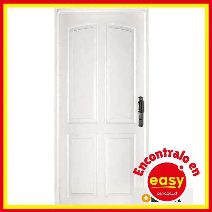 easy puerta izquierda de chapa inyectada blanco 80x200 centimetros precio rebaja comprar