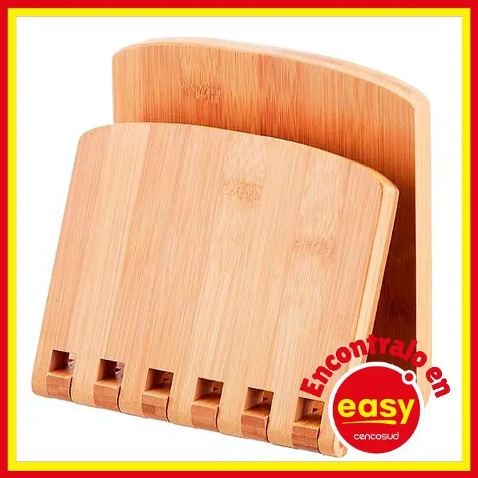 easy servilletero bamboo 15x15x11 centimetros descuentos comprar precio