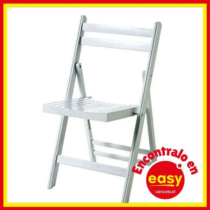 easy silla madera blanca plegable promocion comprar precio