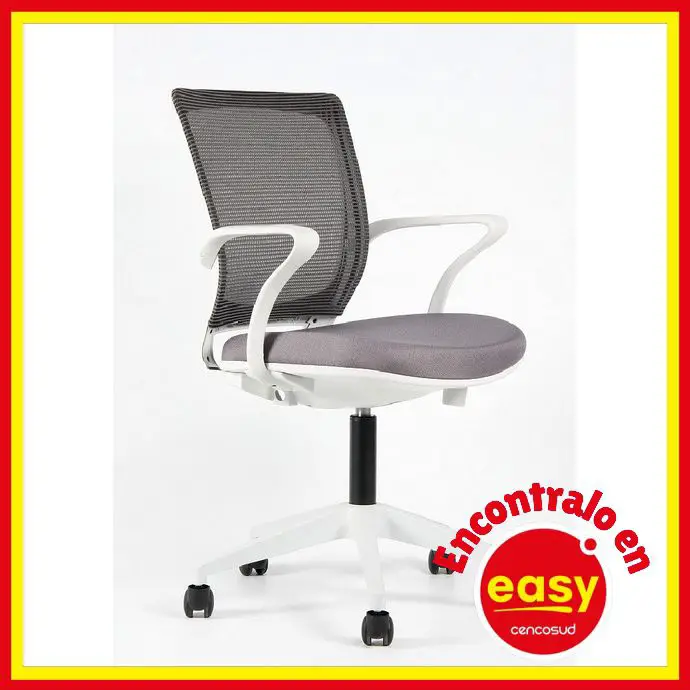 easy silla pc turin 50x52x97 blanco gris ofertas comprar precio