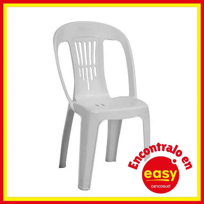 easy silla plastica apilable blanca antonella promociones comprar precio