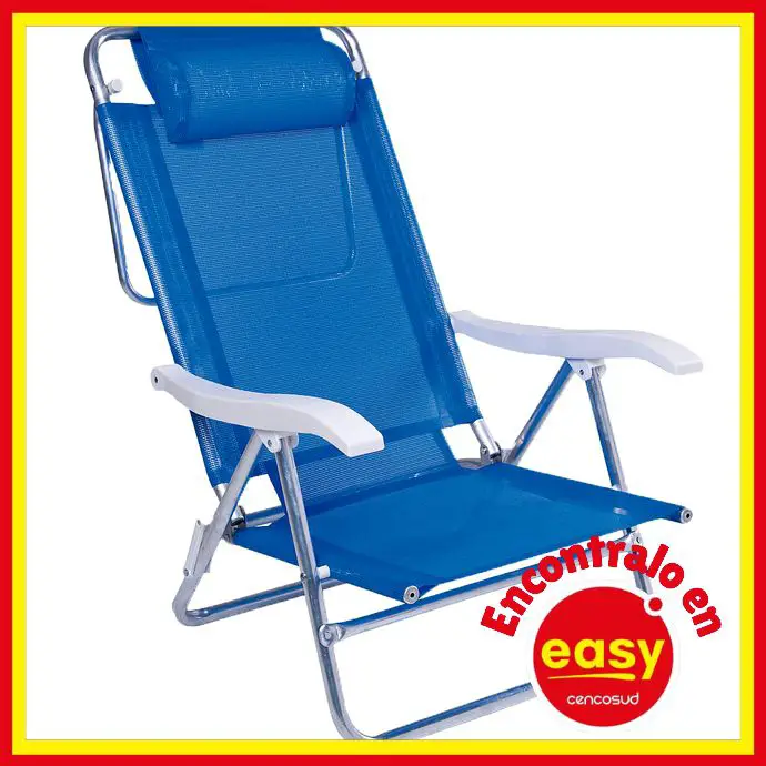 easy silla sol con almohadilla azul promo comprar precio