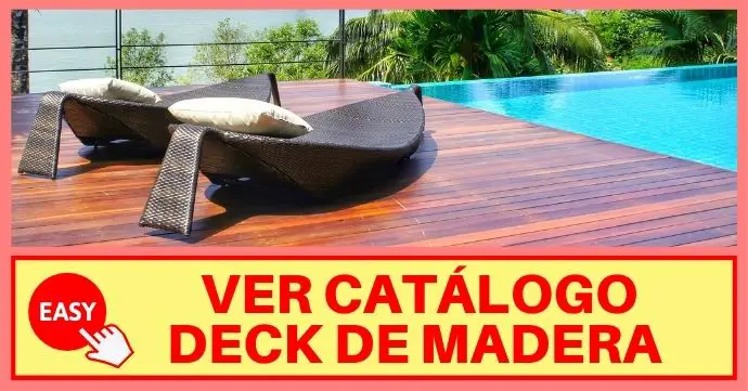 ofertas precios catalogo deck de madera easy